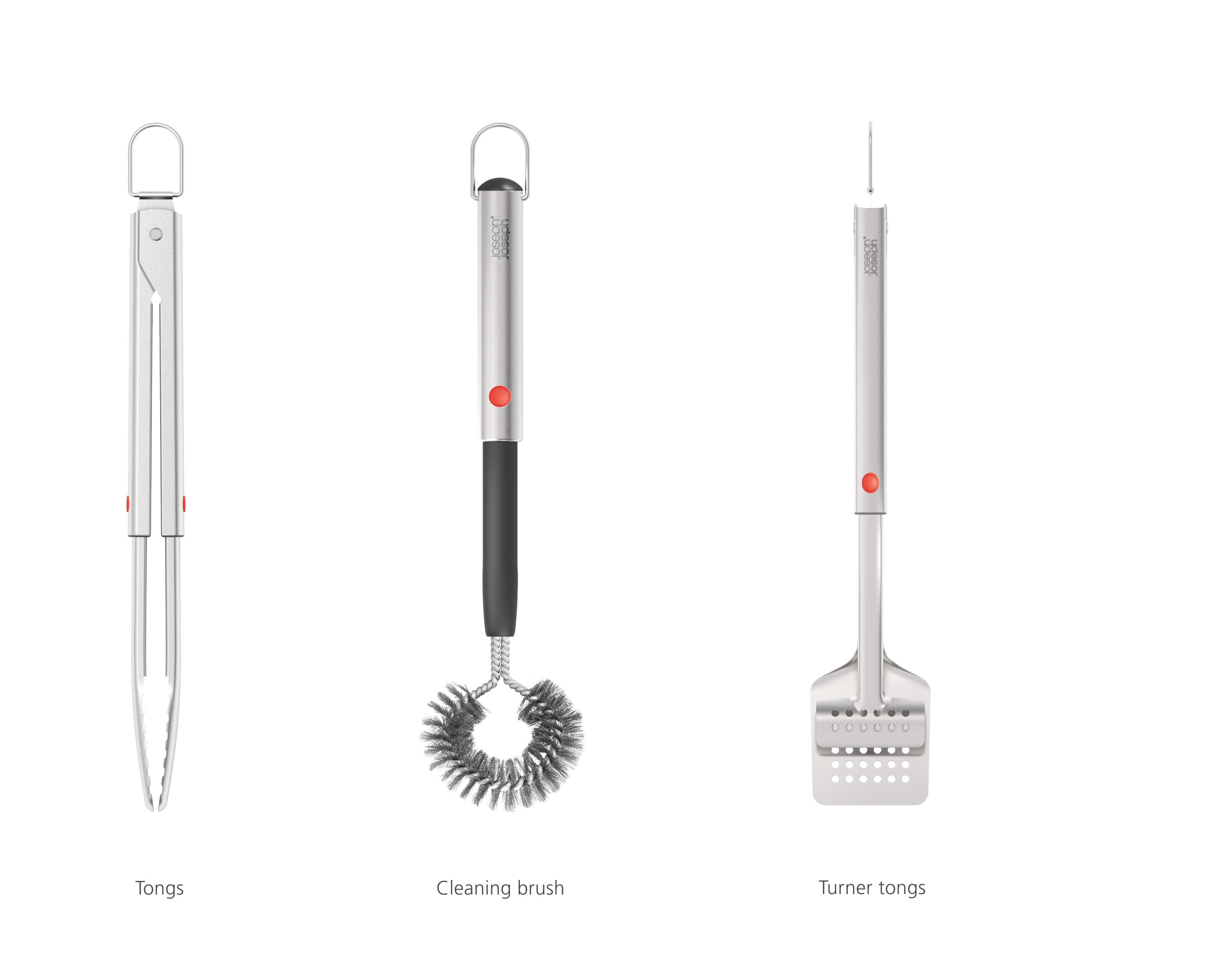 6-piece GrillOut™ BBQ Utensil Set with Extending Handles