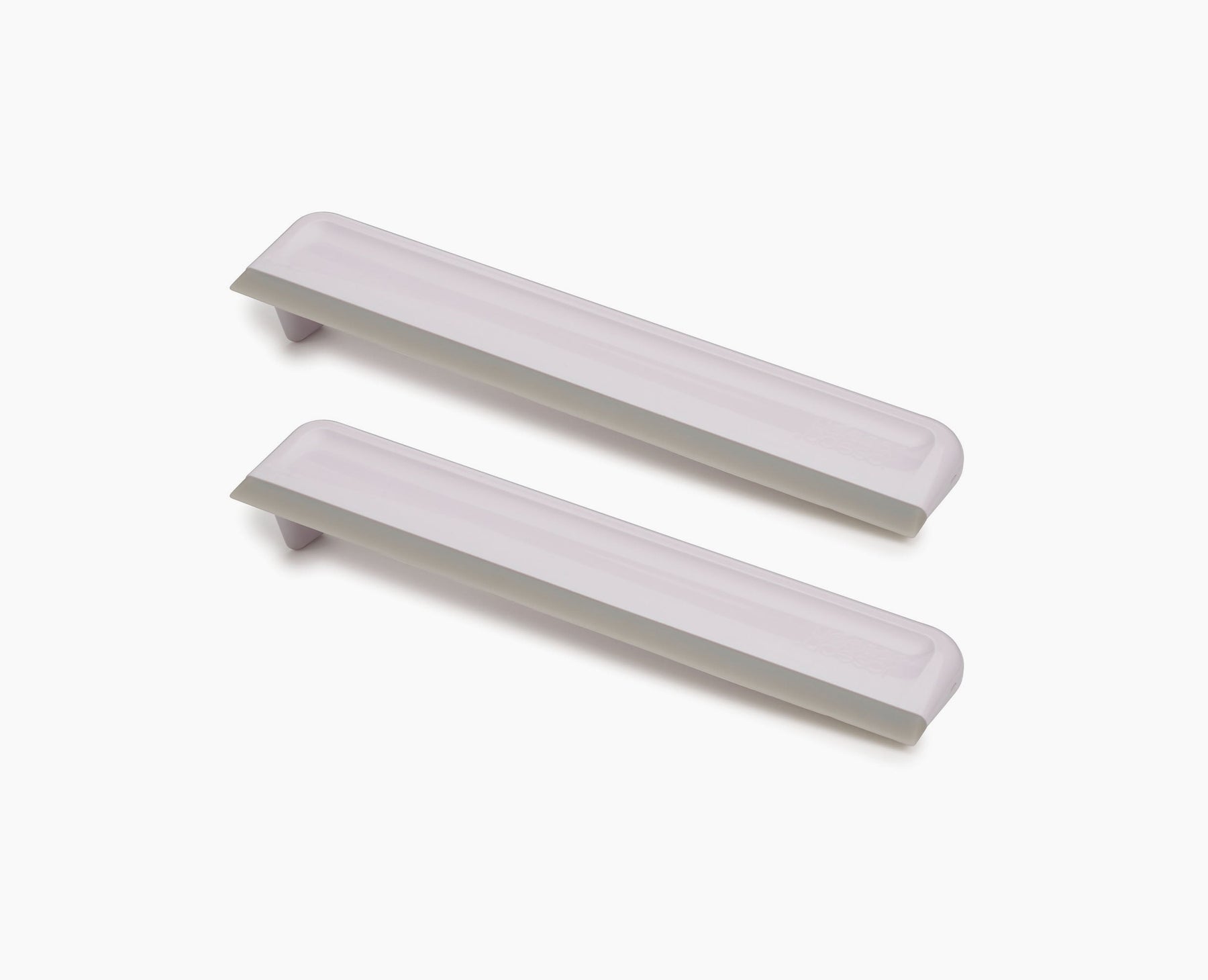 Lot de 2 Raclettes de Douche Grises Claires EasyStore™
