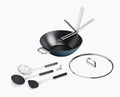 Space Wok &amp; Utensil Set