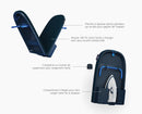 Pocket Max Plus 110cm Folding Blue Ironing Board with Advanced Cover