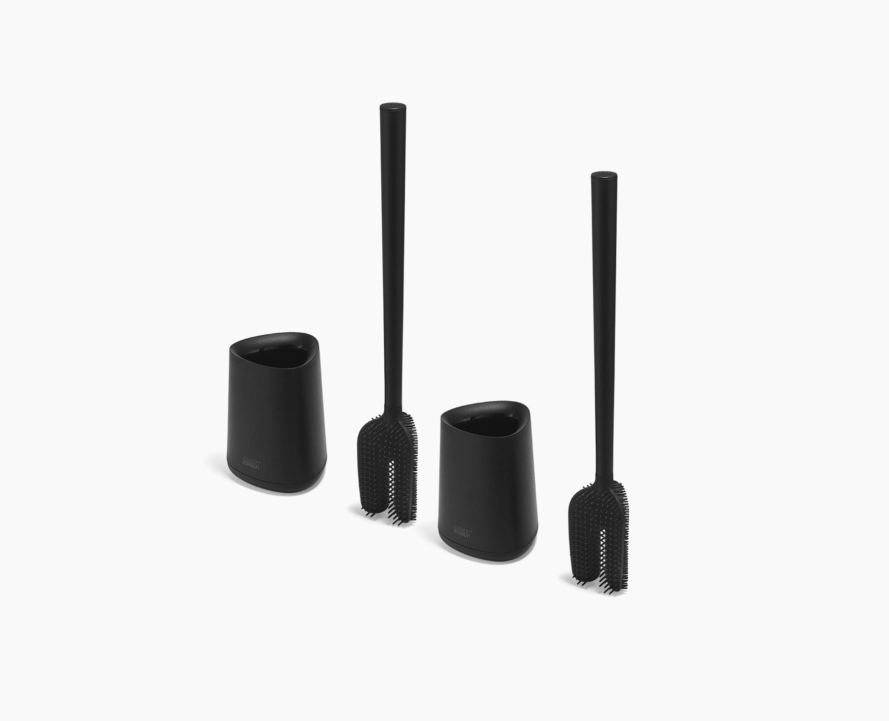 Lot de 2 brosses de toilettes Flex™ 360 Lite noir mat