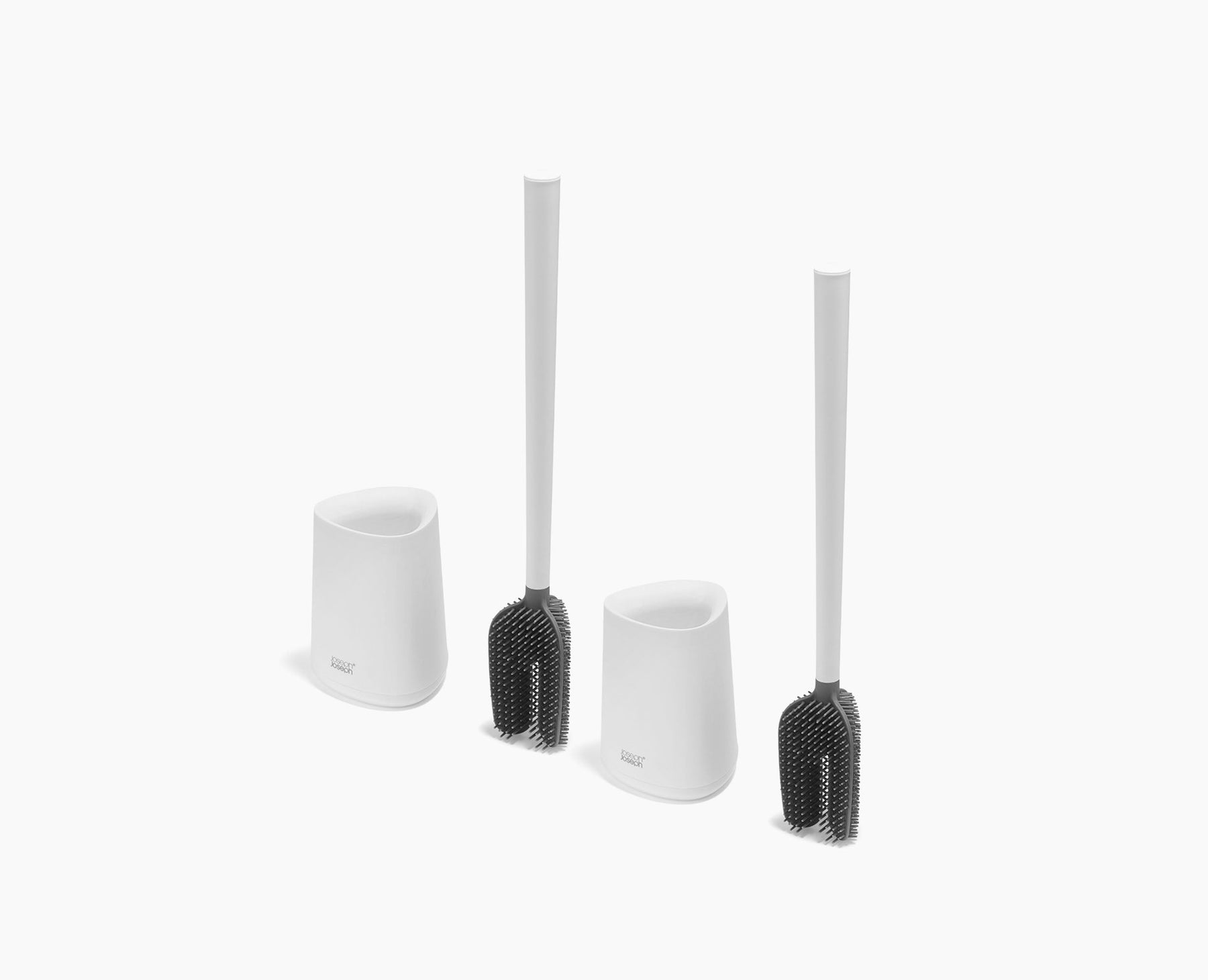 Lot de 2 brosses de toilettes Flex™ 360 Lite blanc mat