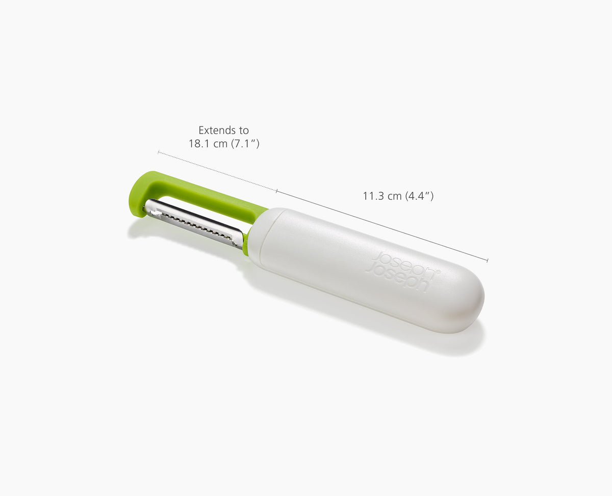SlideStore™ Lot de 3 Éplucheurs à Lames Rétractables