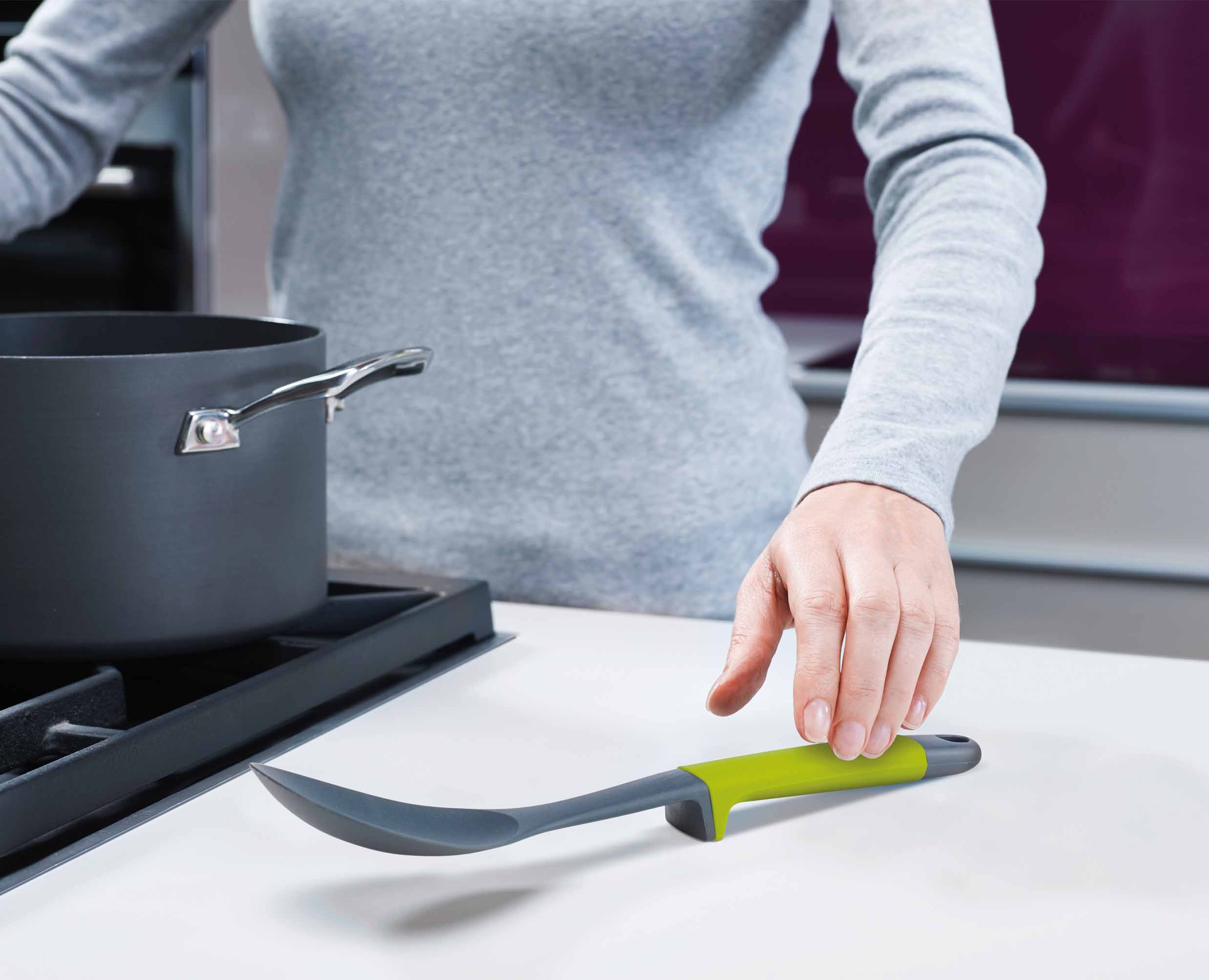 Set De 6 Ustensiles De Cuisine En Nylon Résistant à La Chaleur - Cuillères, Spatules, Pratique Et Lavable Au Lave-vaisselle