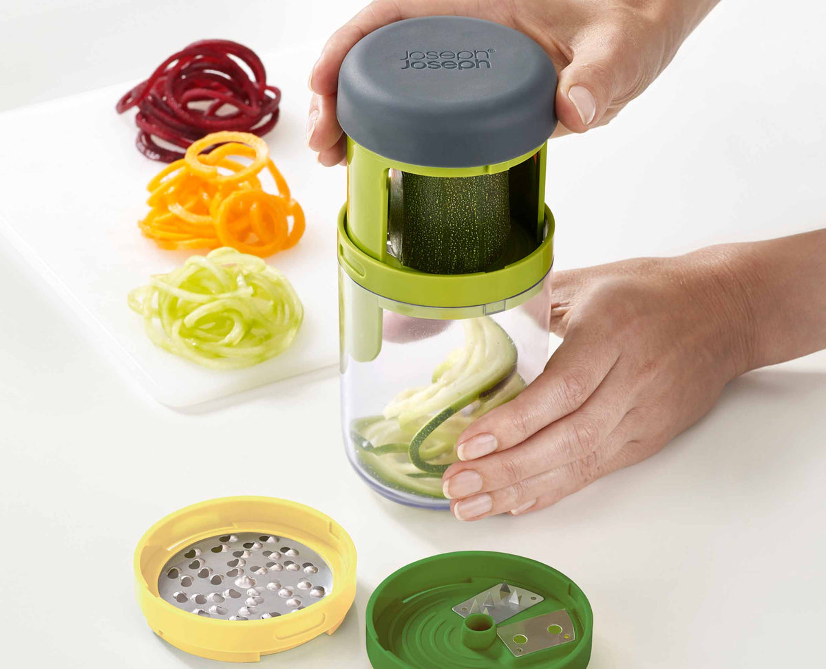 Genius Nicer Dicer Plus Julietti | 3 Teile | Gemüse-Spaghetti Genius Nicer Dicer Plus Julietti | 3 Teile | Gemüse-Spaghetti