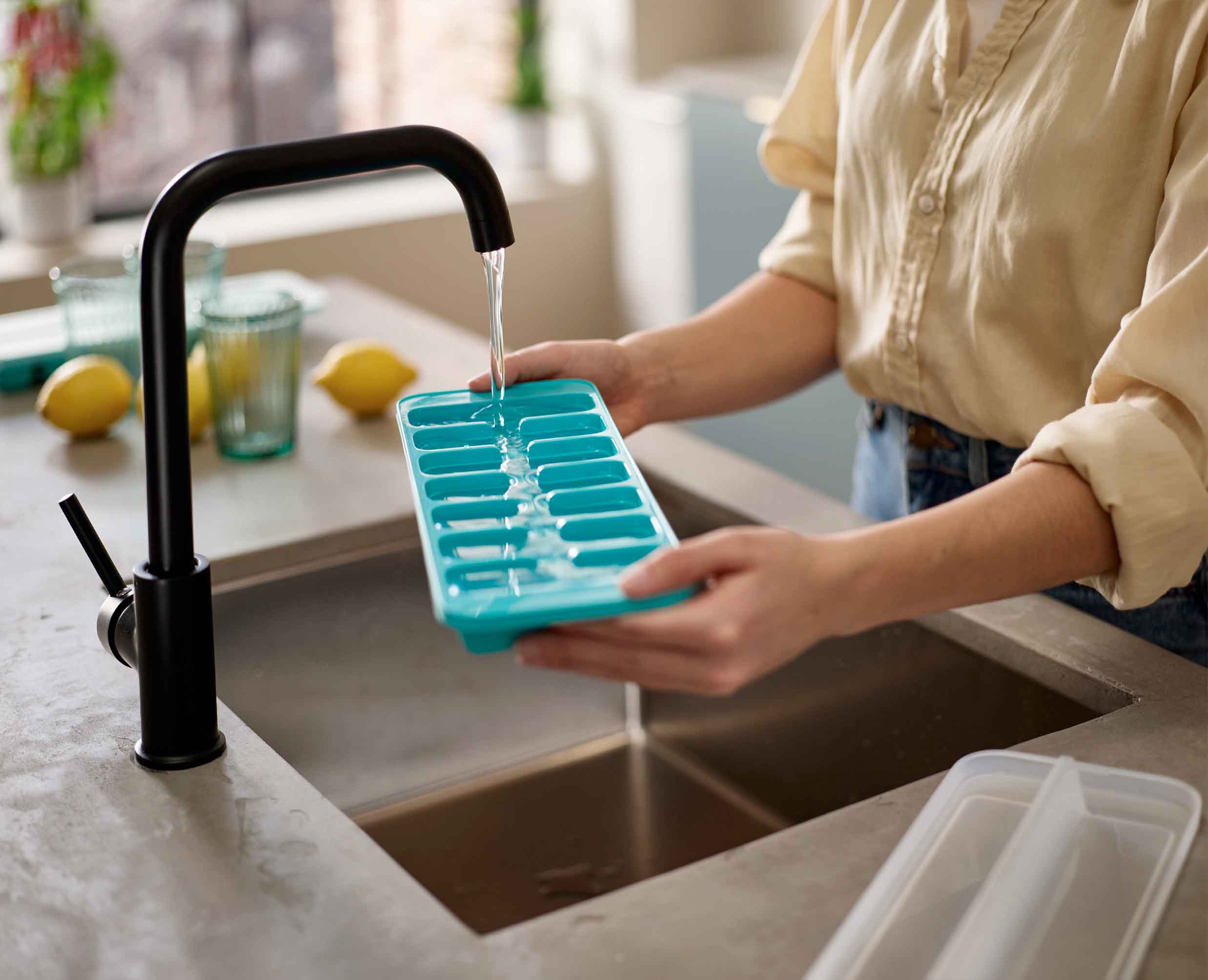 4 Blocs De Glace Réutilisables Pour Glacière - Bleu Ciel - Congélation Rapide, Garde Les Boissons Et Repas Au Frais