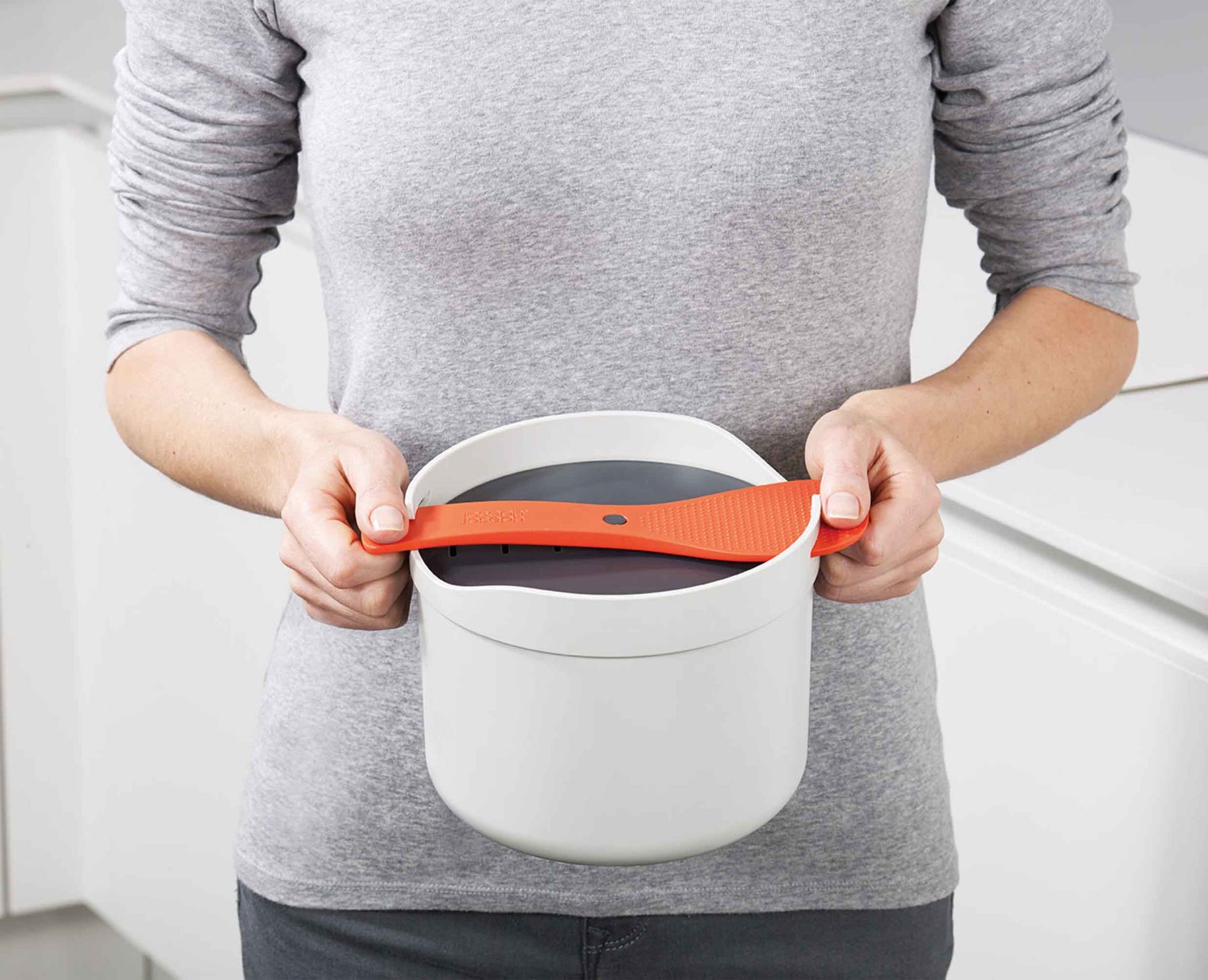 Cuiseur à Riz Micro-ondes, Machine à Riz Micro-ondes 2L PP De Qualité  Alimentaire Durable Inodore Pour Cuisine Pour Micro-ondes Orange 