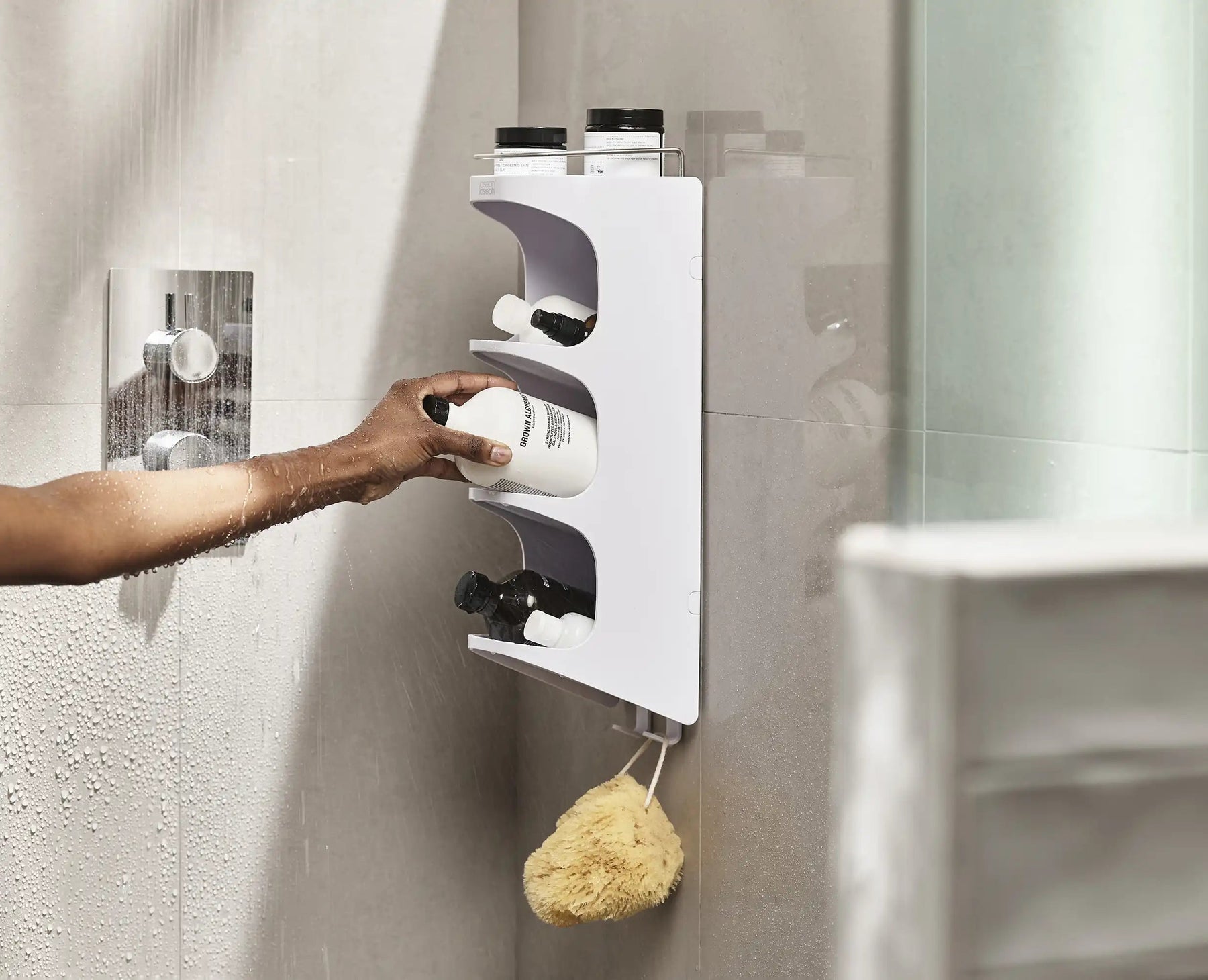 Étagère de douche compacte à 4 niveaux Capsule™