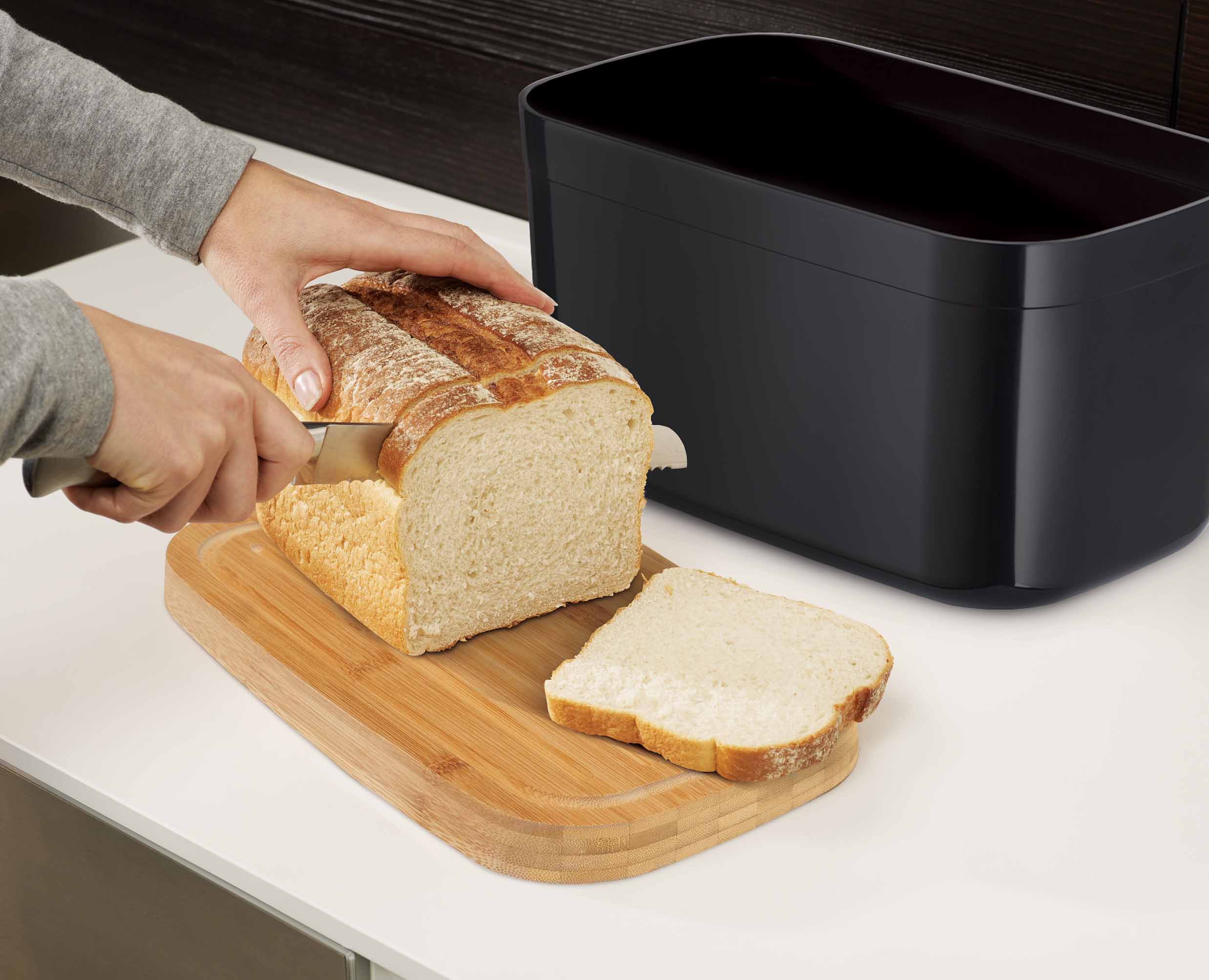 Bread Bin with Bamboo Lid - 81103 - Image 4