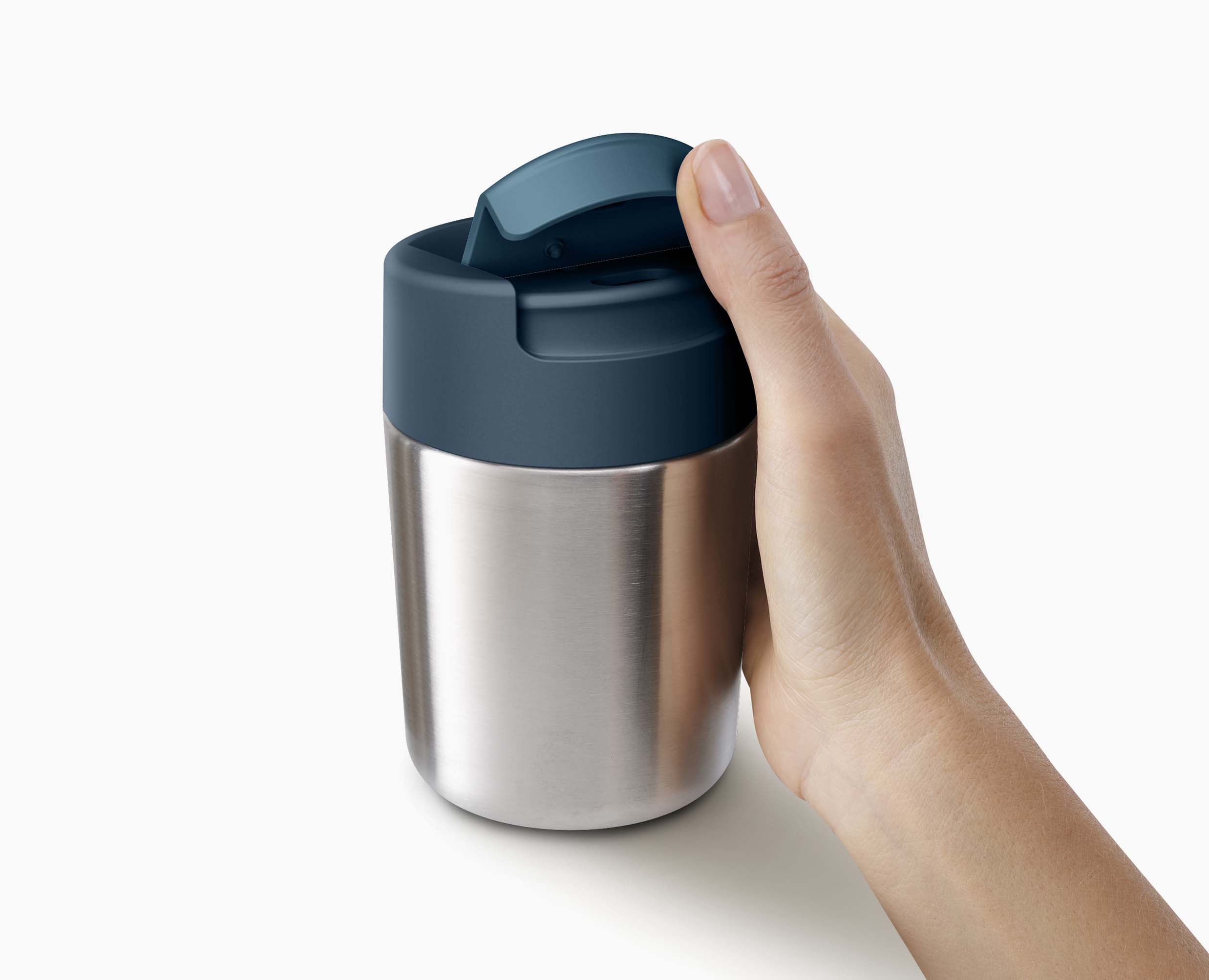 Sipp™ Steel Travel Mug with Hygienic Lid 340ml - 81125 - Image 4