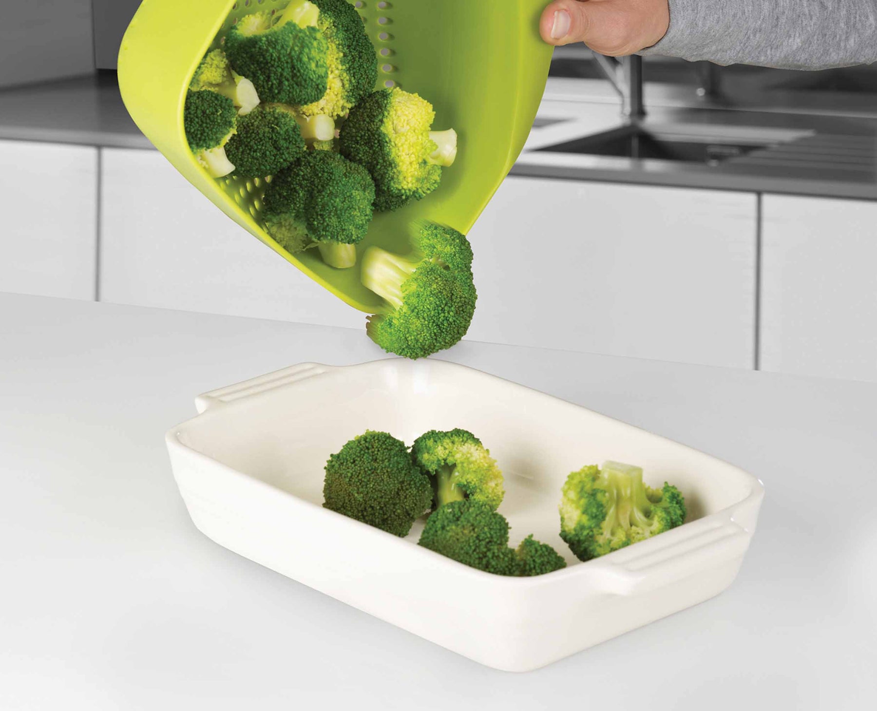 Lot 4 Passoires Cuisine Avec Poignées - Mailles Fines Plastique Pour Légumes Fruits Thé